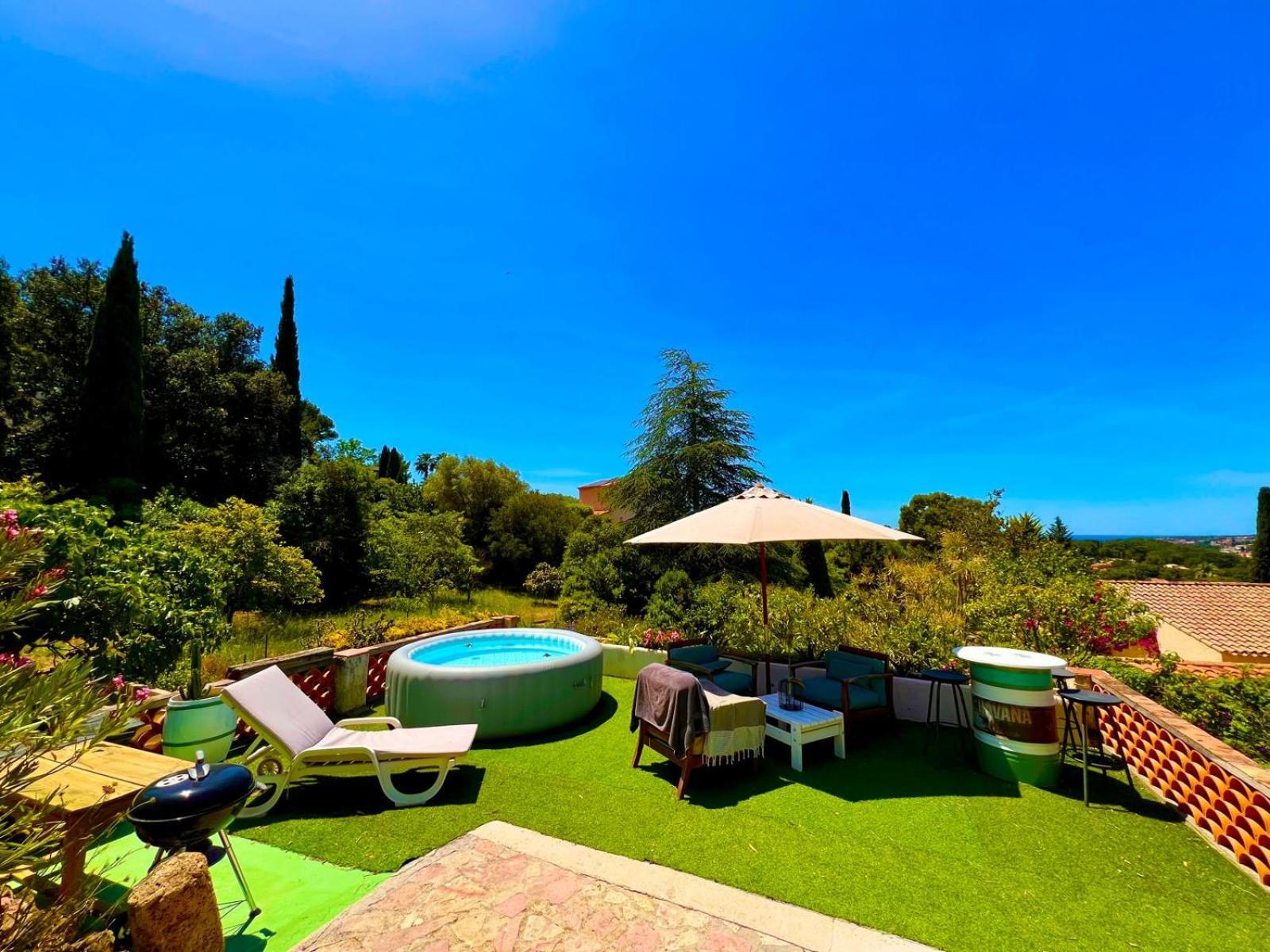 Bastide Provencale Vue Mer A 5 Min De La Plage Sanary-sur-Mer Exterior photo